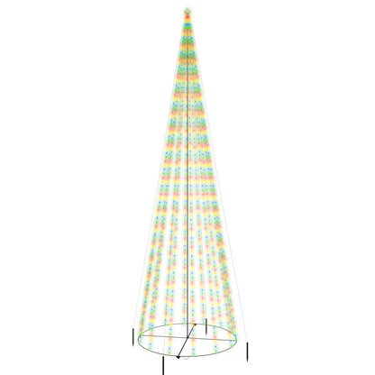 Weihnachtsbaum Kegelform Mehrfarbig 1134 LEDs 230x800 cm