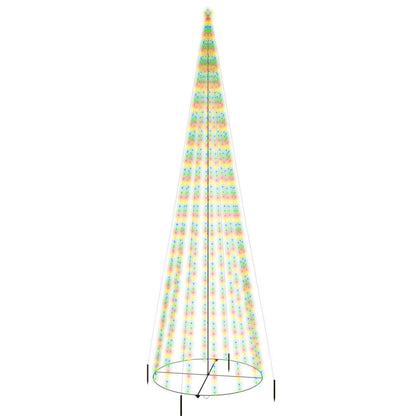 Weihnachtsbaum Kegelform Mehrfarbig 1134 LEDs 230x800 cm