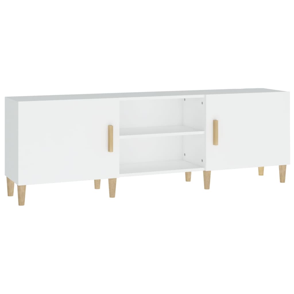 TV-Schrank Weiß 150x30x50 cm Holzwerkstoff