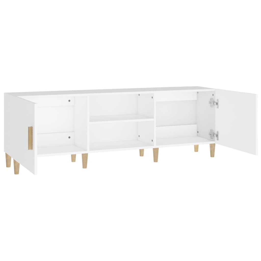 TV-Schrank Weiß 150x30x50 cm Holzwerkstoff