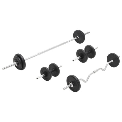 Langhantel- und Kurzhantel-Set 30 kg