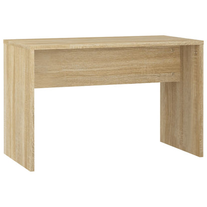 Dressing table set with LED Sonoma oak wood material