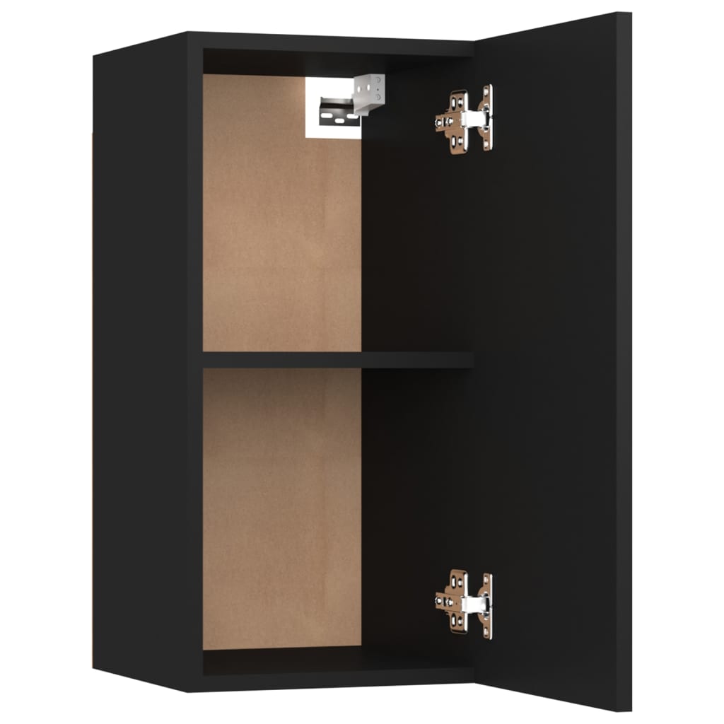 8-tlg. TV-Schrank-Set Schwarz Holzwerkstoff