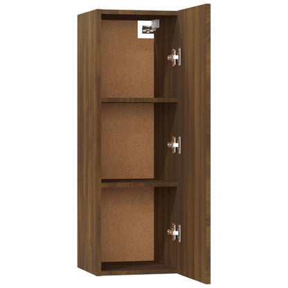 5-tlg. TV-Schrank-Set Braun Eichen-Optik Holzwerkstoff