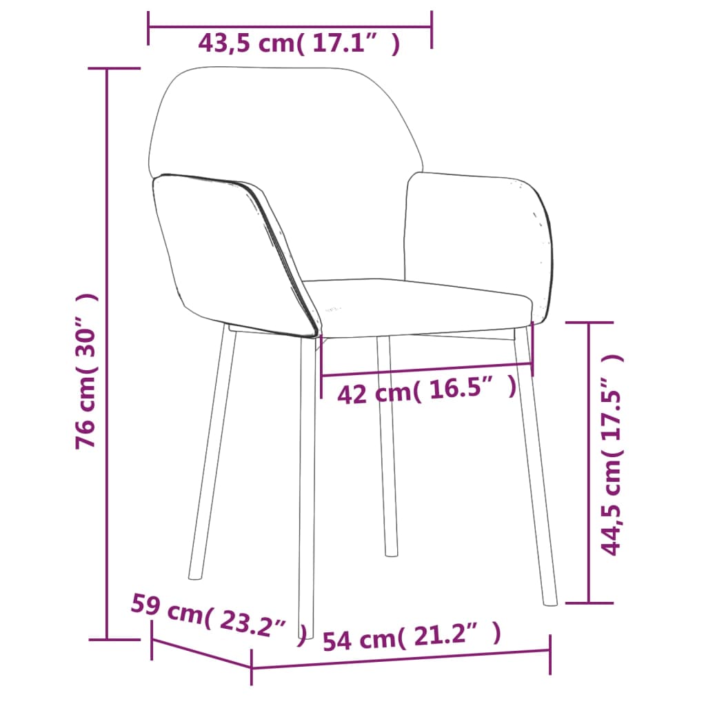 Esszimmerstühle 2 Stk. Hellgrau Samt