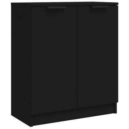 Sideboards 2 Stk. Schwarz 60x30x70 cm Holzwerkstoff