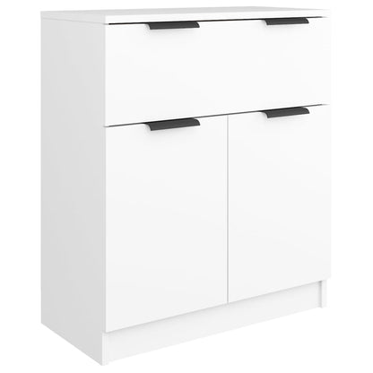 3-piece sideboard white wood material