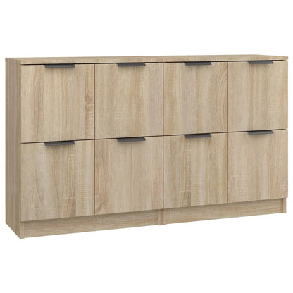 Sideboards 2 Stk. Sonoma Eiche 60x30x70 cm Holzwerkstoff