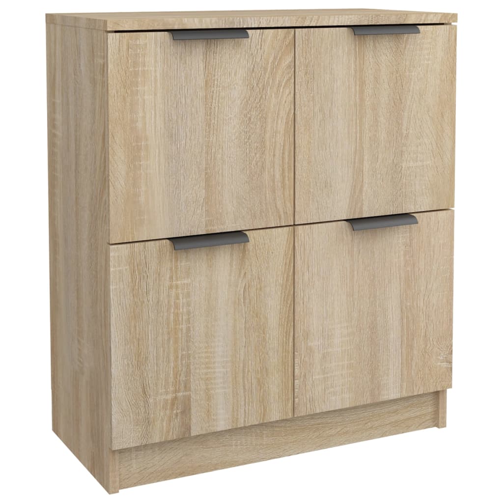 Sideboards 2 Stk. Sonoma Eiche 60x30x70 cm Holzwerkstoff