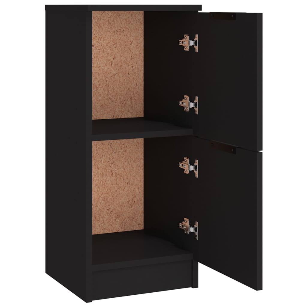 Sideboards 3 Stk. Schwarz Holzwerkstoff