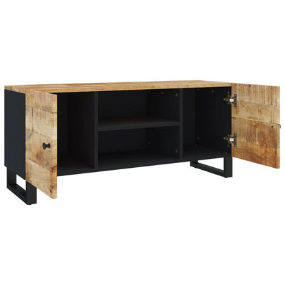 TV-Schrank 105x33x46 cm Massivholz Mango