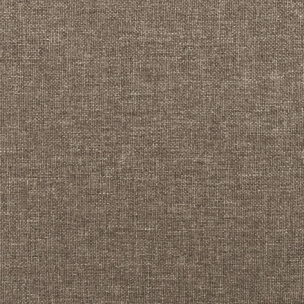 Pocket spring mattress taupe 80x200x20 cm fabric