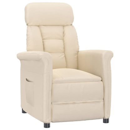 Relaxsessel Beige Mikrofasergewebe