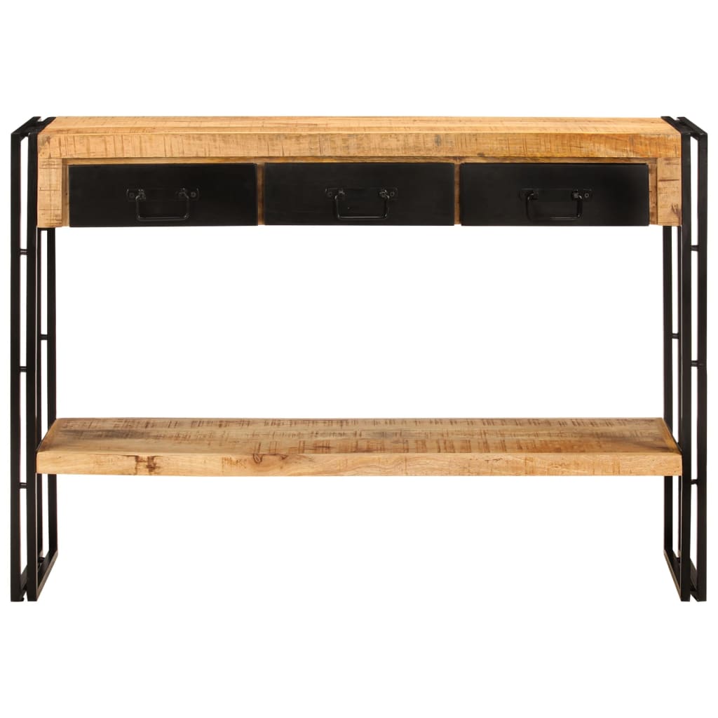 Console table 110x30x76 cm solid mango wood