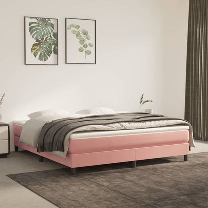 Bettgestell Rosa 180x200 cm Samt