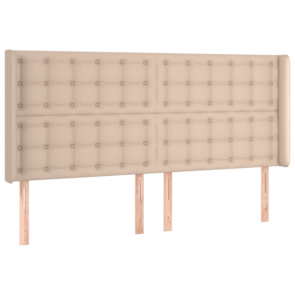 Boxspringbett mit Matratze & LED Cappuccino-Braun 160x200cm