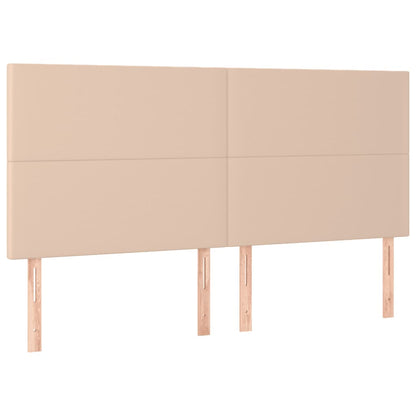 Boxspringbett mit Matratze & LED Cappuccino-Braun 160x200cm