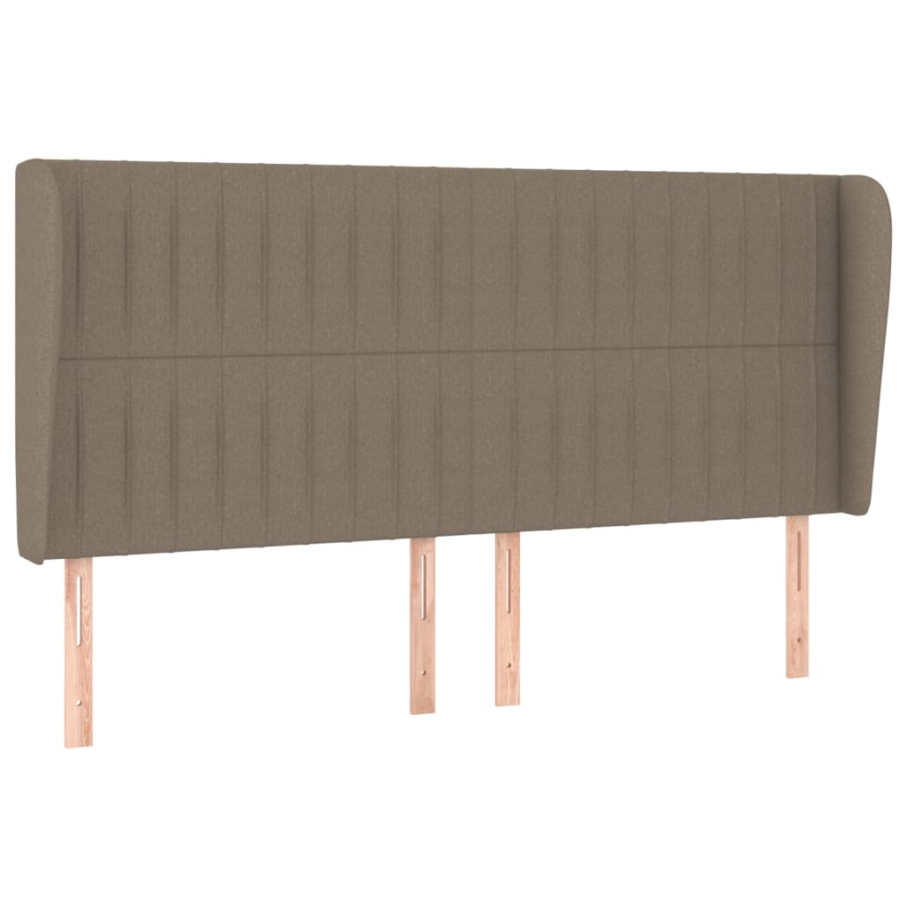 Boxspringbett mit Matratze Taupe 180x200 cm Stoff