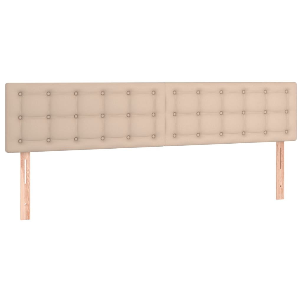 Boxspringbett Matratze Cappuccino-Braun 160x200 cm Kunstleder