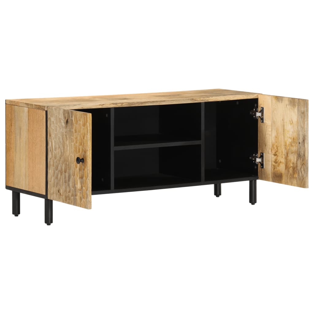 TV-Schrank 105x33x46 cm Massivholz Mango