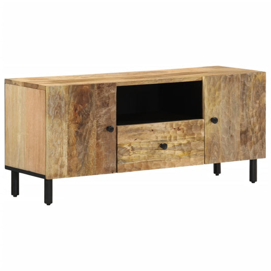 TV-Schrank 105x33x46 cm Massivholz Mango