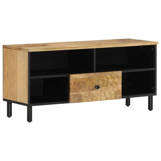 TV-Schrank 100x33x46 cm Massivholz Mango