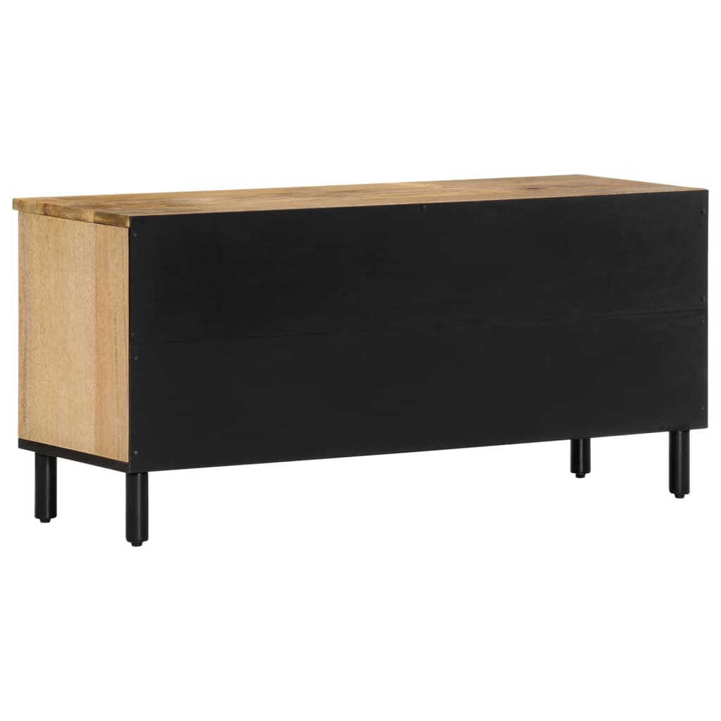 TV-Schrank 100x33x46 cm Massivholz Mango