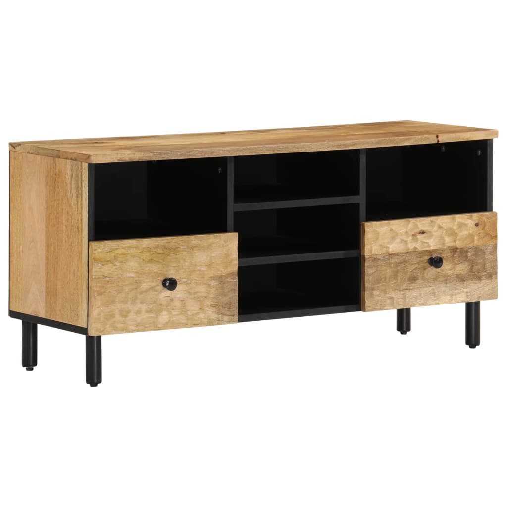 TV-Schrank 100x33x46 cm Massivholz Mango