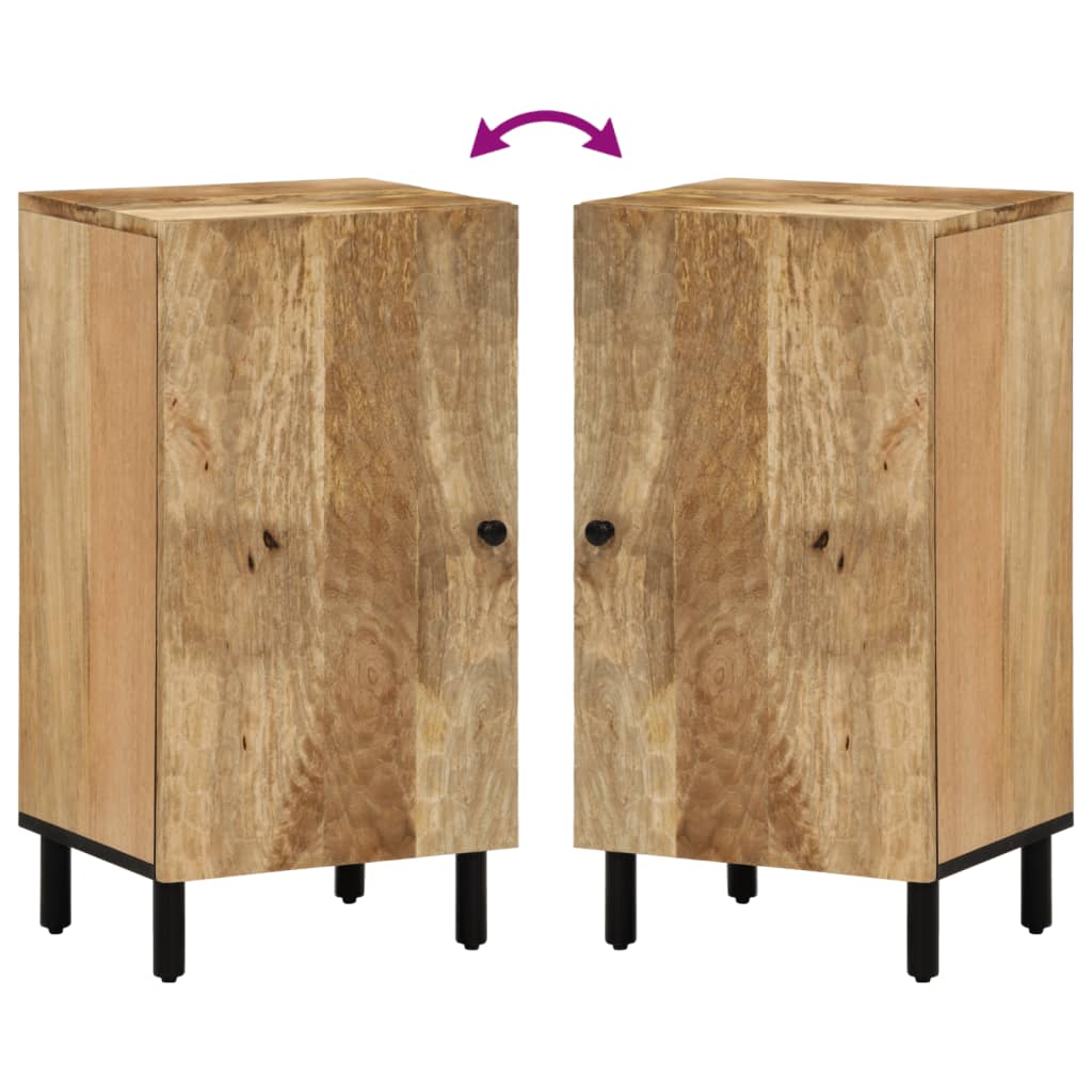 Beistellschrank 40x33x75 cm Massivholz Mango