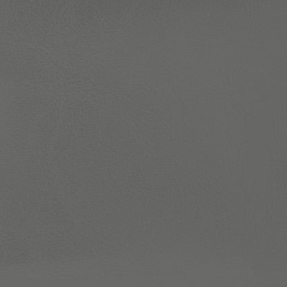 Clubsessel mit Fußhocker Grau Kunstleder