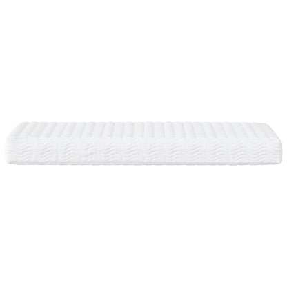 Foam mattress white 80x200 cm hardness H2 H3