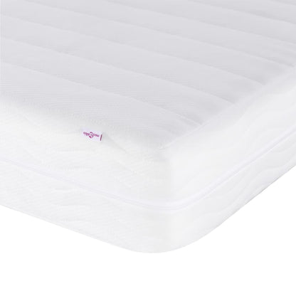 Foam mattress white 90x190 cm hardness H2 H3