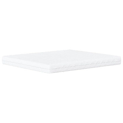 Foam mattress white 180x200 cm hardness H2 H3