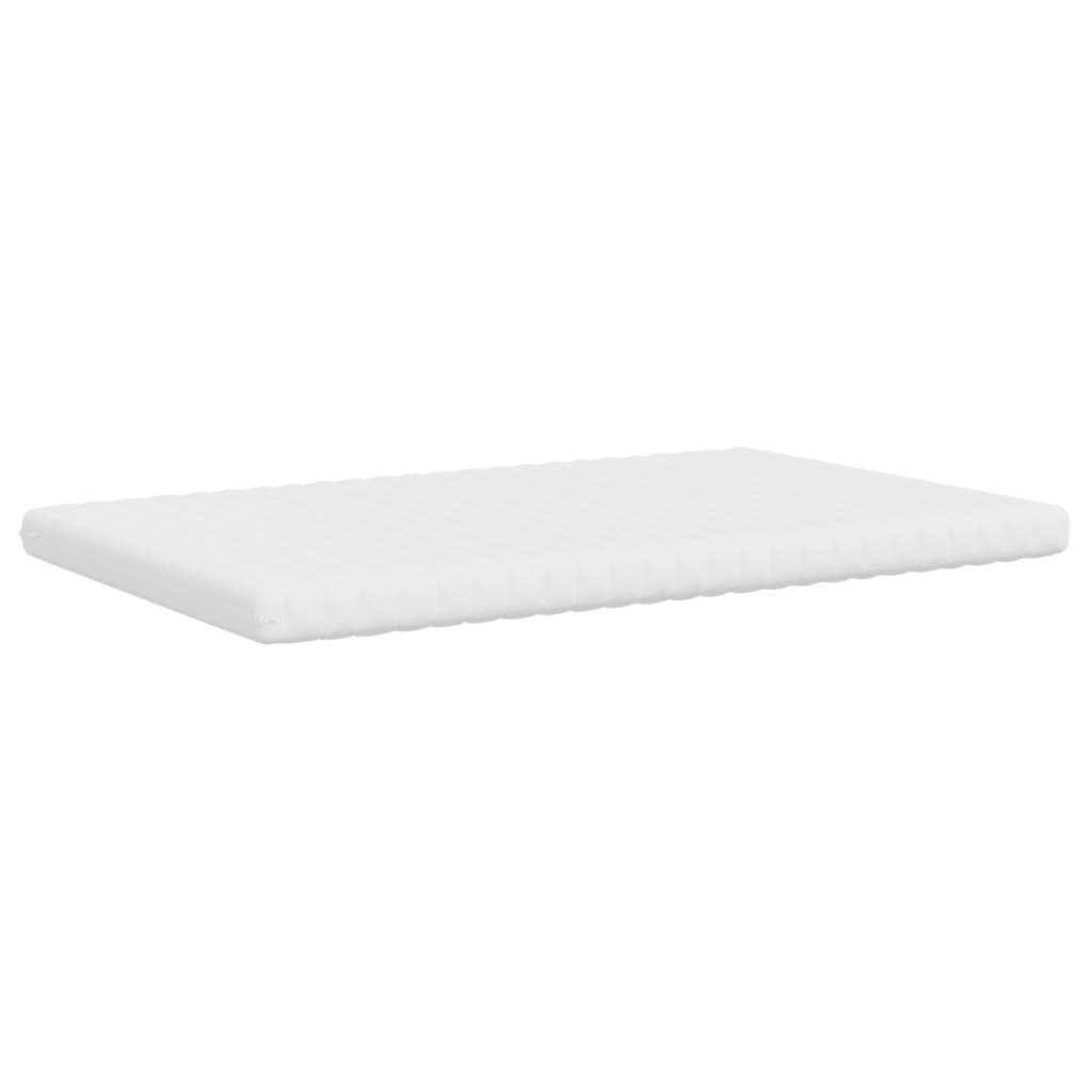 Foam mattress white 120x200 cm 7-zone hardness 20 ILD