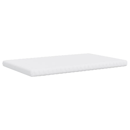 Foam mattress white 120x200 cm 7-zone hardness 20 ILD