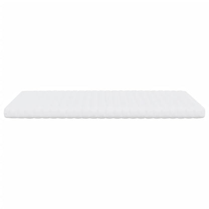 Foam mattress white 140x190 cm 7-zone hardness 20 ILD