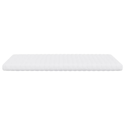 Foam mattress white 140x200 cm 7-zone hardness 20 ILD