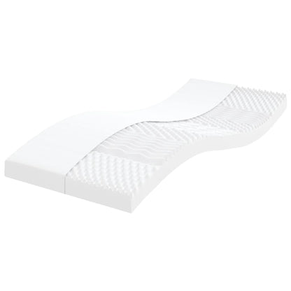 Foam mattresses 2 pcs. 90x190 cm 7-zone hardness 20 ILD