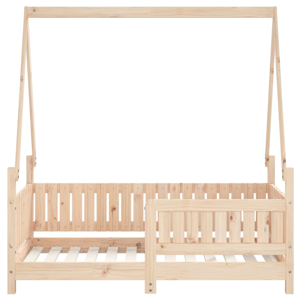 Children's bed 70x140 cm solid pine wood