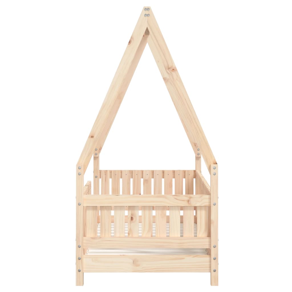 Children's bed 70x140 cm solid pine wood