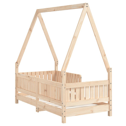 Children's bed 70x140 cm solid pine wood