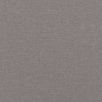 Tagesbett Ausziehbar Taupe 90x200 cm Stoff