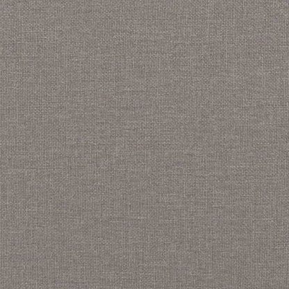 Tagesbett Ausziehbar Taupe 90x200 cm Stoff