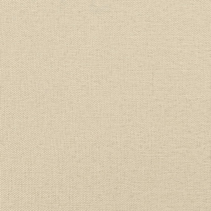 Tagesbett Ausziehbar Creme 90x200 cm Stoff