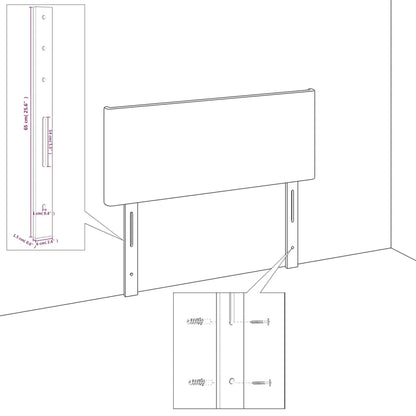 Boxspringbett mit Matratze Creme 90x200 cm Stoff