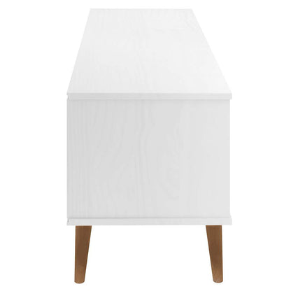 TV cabinet MOLDE white 158x40x49 cm solid pine