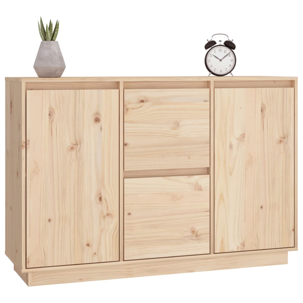 Sideboard 111x34x75 cm solid pine