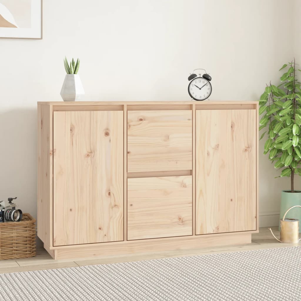 Sideboard 111x34x75 cm solid pine