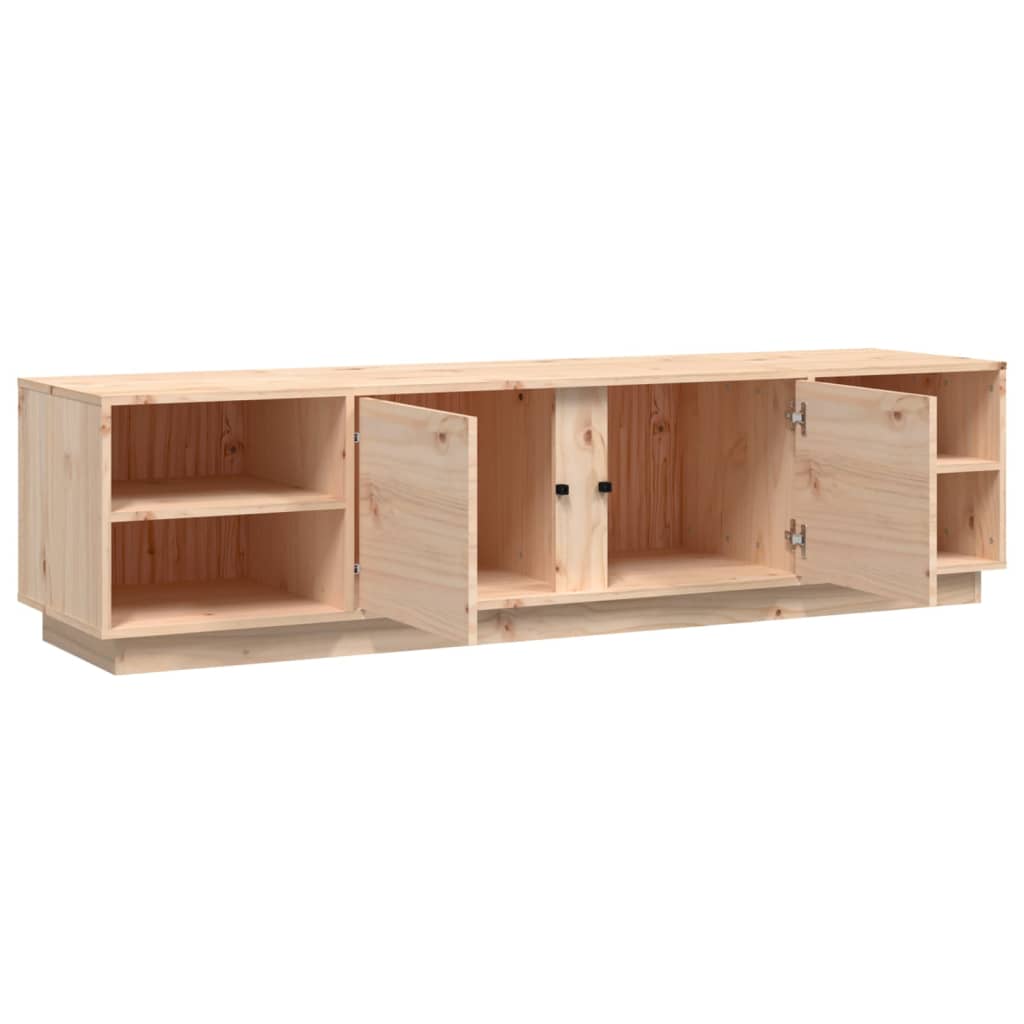 TV-Schrank 156x40x40 cm Massivholz Kiefer