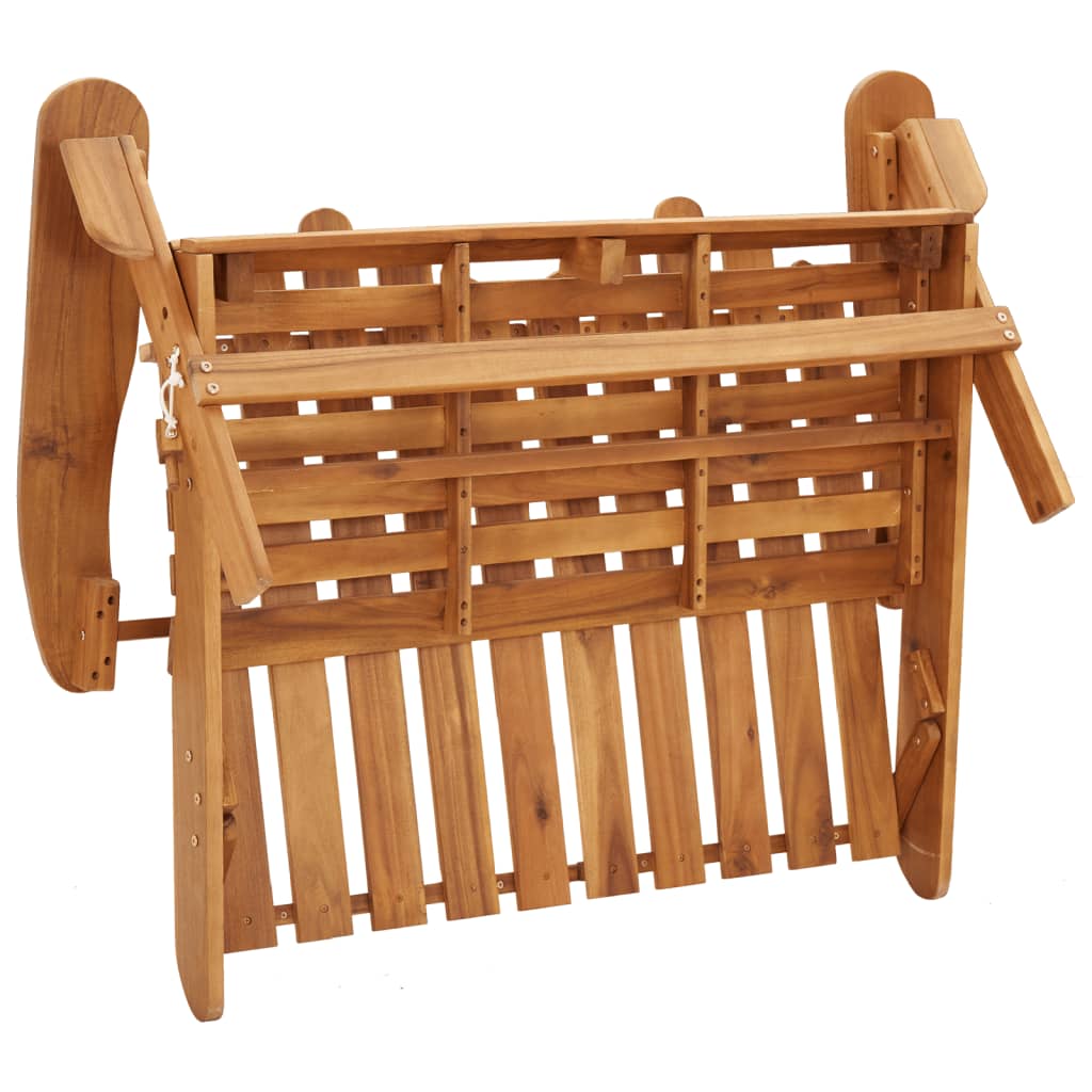 4-tlg. Garten-Lounge-Set Adirondack Massivholz Akazie